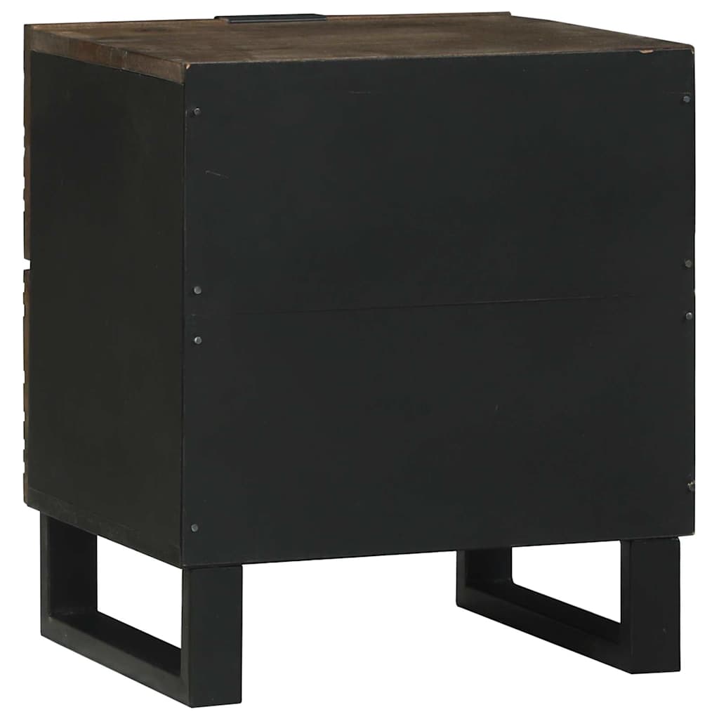 Bedside Cabinet Walnut 40 x 33 x 46 cm Engineered Wood