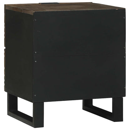 Bedside Cabinet Walnut 40 x 33 x 46 cm Engineered Wood