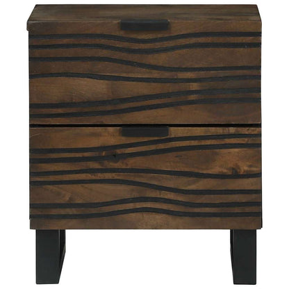 Bedside Cabinet Walnut 40 x 33 x 46 cm Engineered Wood