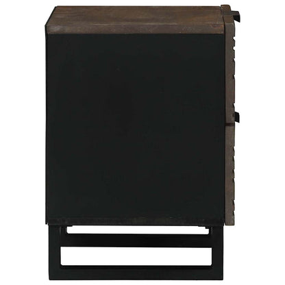 Bedside Cabinet Walnut 40 x 33 x 46 cm Engineered Wood