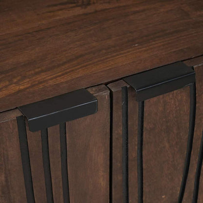 Sideboard Walnut 60 x 33.5 x 75 cm Solid Mango Wood