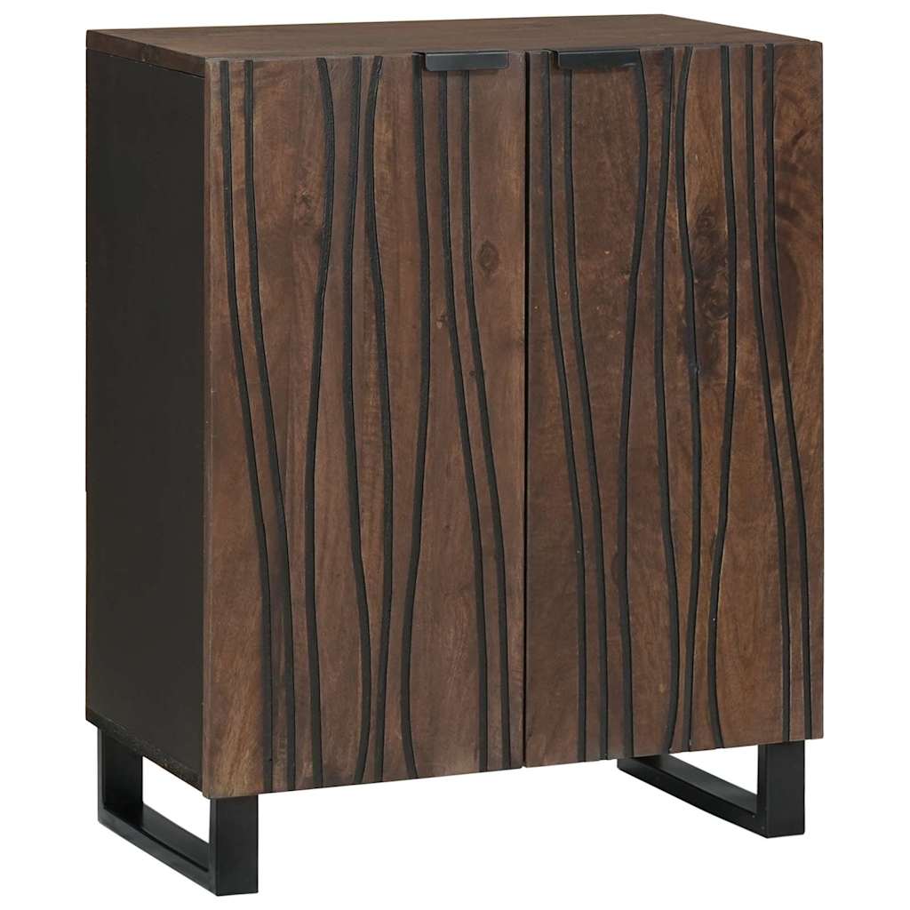 Sideboard Walnut 60 x 33.5 x 75 cm Solid Mango Wood