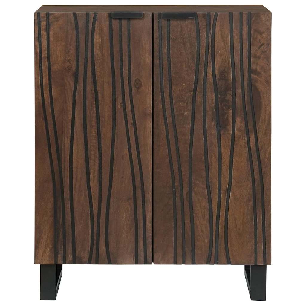 Sideboard Walnut 60 x 33.5 x 75 cm Solid Mango Wood