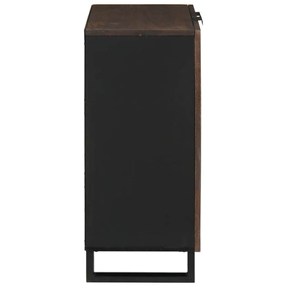 Sideboard Walnut 60 x 33.5 x 75 cm Solid Mango Wood