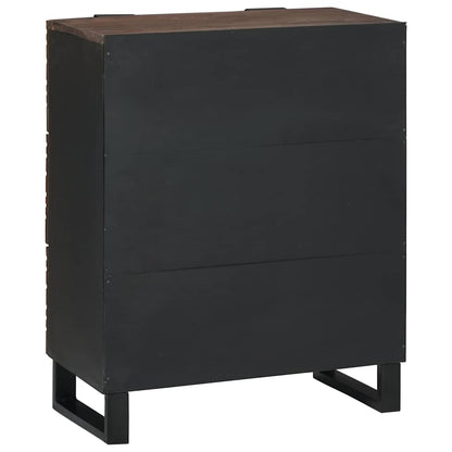 Sideboard with Drawer Brown 60 x 33.5 x 75 cm Solid Mango wood