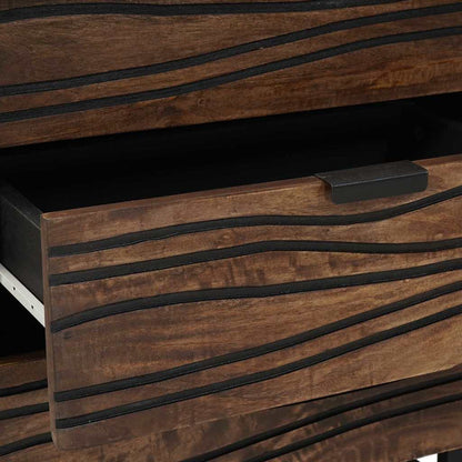 Bedside Cabinet Walnut 50 x 33 x 62 cm Engineered Wood