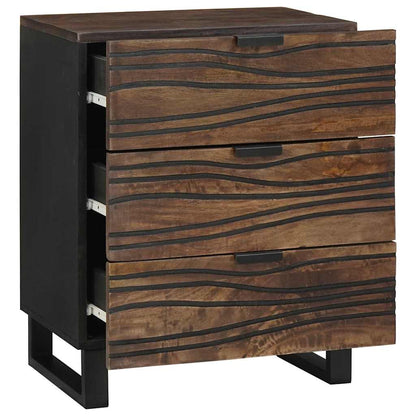 Bedside Cabinet Walnut 50 x 33 x 62 cm Engineered Wood
