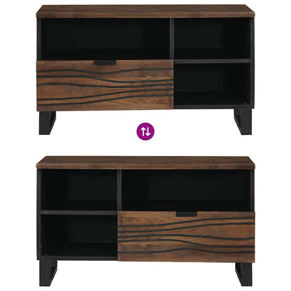 TV Units with Drawer Walnut 80 x 33 x 46 cm Engineered wood