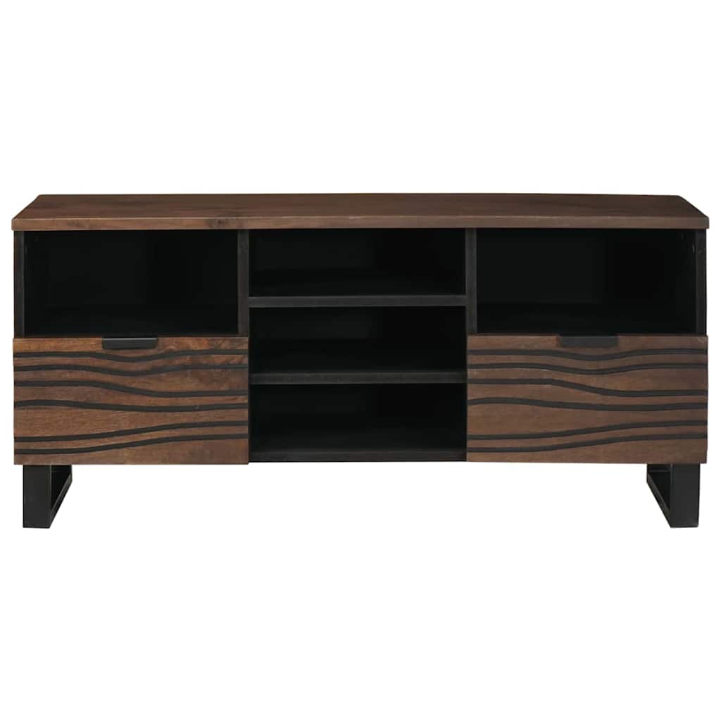 TV Units with Drawer Walnut 100 x 33 x 46 cm Engineered wood