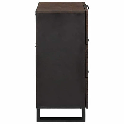 Sideboard with Drawer Brown 40 x 33 x 75 cm Solid mango wood