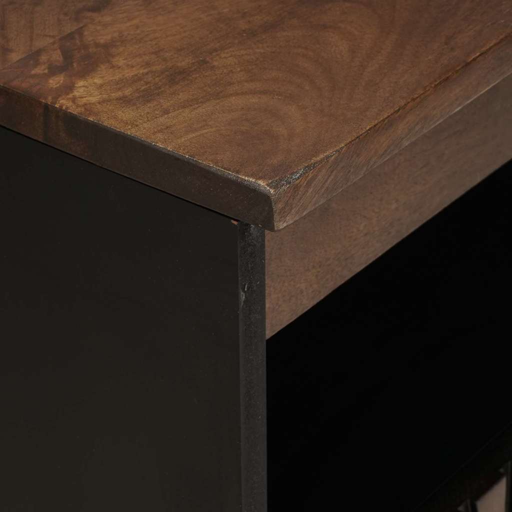 Sideboard with Drawer Brown 60 x 33 x 75 cm Solid mango wood