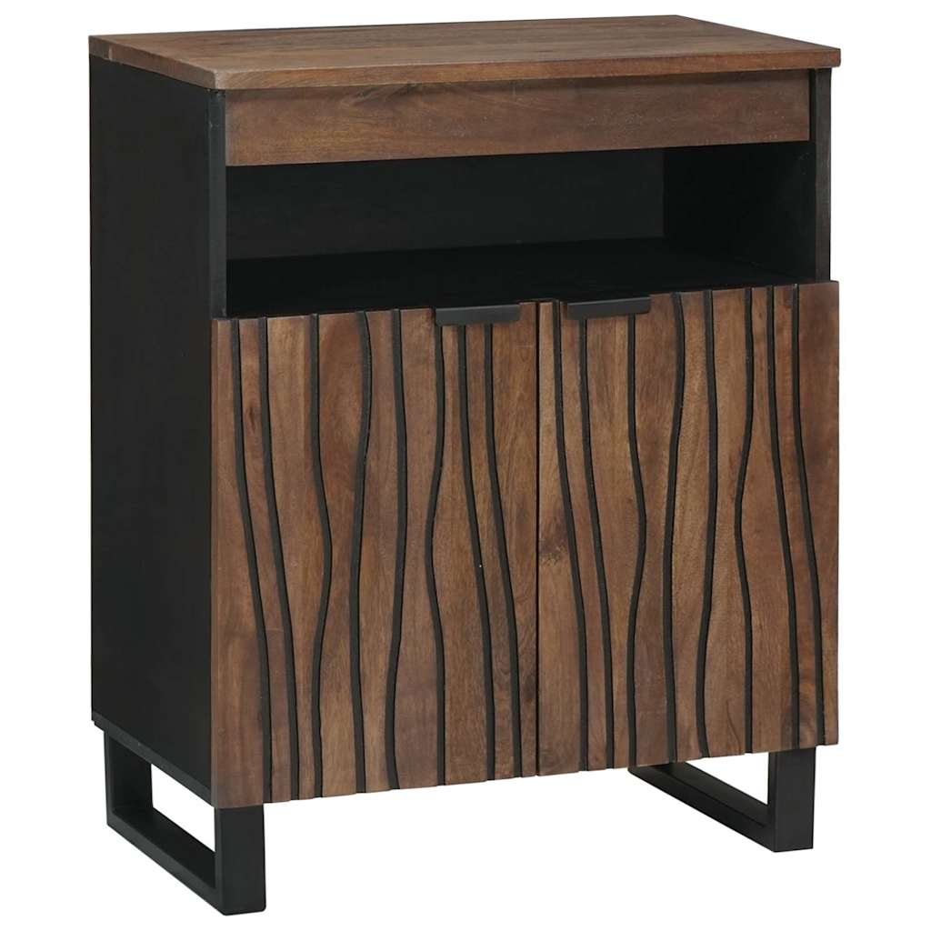 Sideboard with Drawer Brown 60 x 33 x 75 cm Solid mango wood