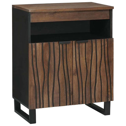 Sideboard with Drawer Brown 60 x 33 x 75 cm Solid mango wood