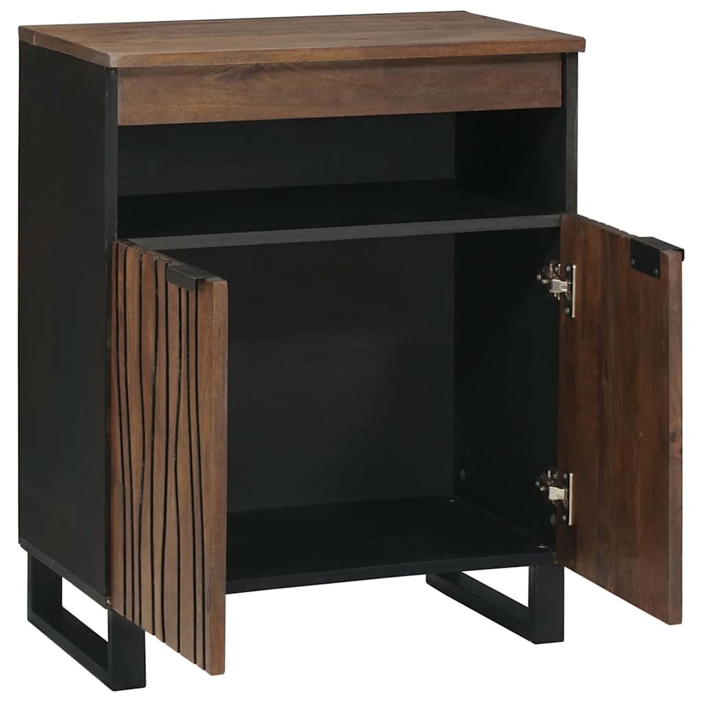 Sideboard with Drawer Brown 60 x 33 x 75 cm Solid mango wood