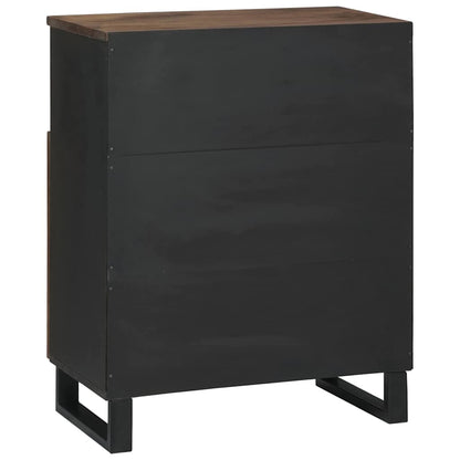 Sideboard with Drawer Brown 60 x 33 x 75 cm Solid mango wood