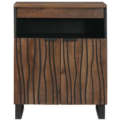 Sideboard with Drawer Brown 60 x 33 x 75 cm Solid mango wood