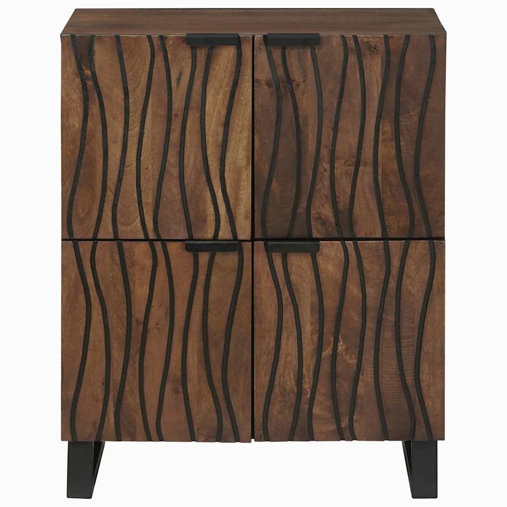 Media Storage Cabinets & Racks Brown 60 x 33.5 x 75 cm