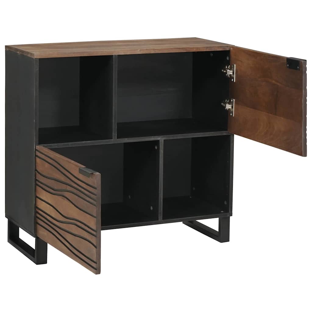 Sideboard Brown 80 x 33 x 75 cm Solid mango wood