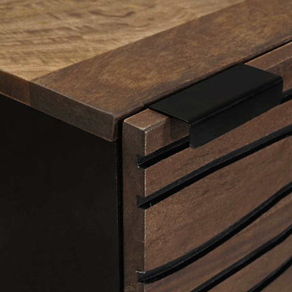 Highboard Brown 40 x 33 x 110 cm Solid mango wood