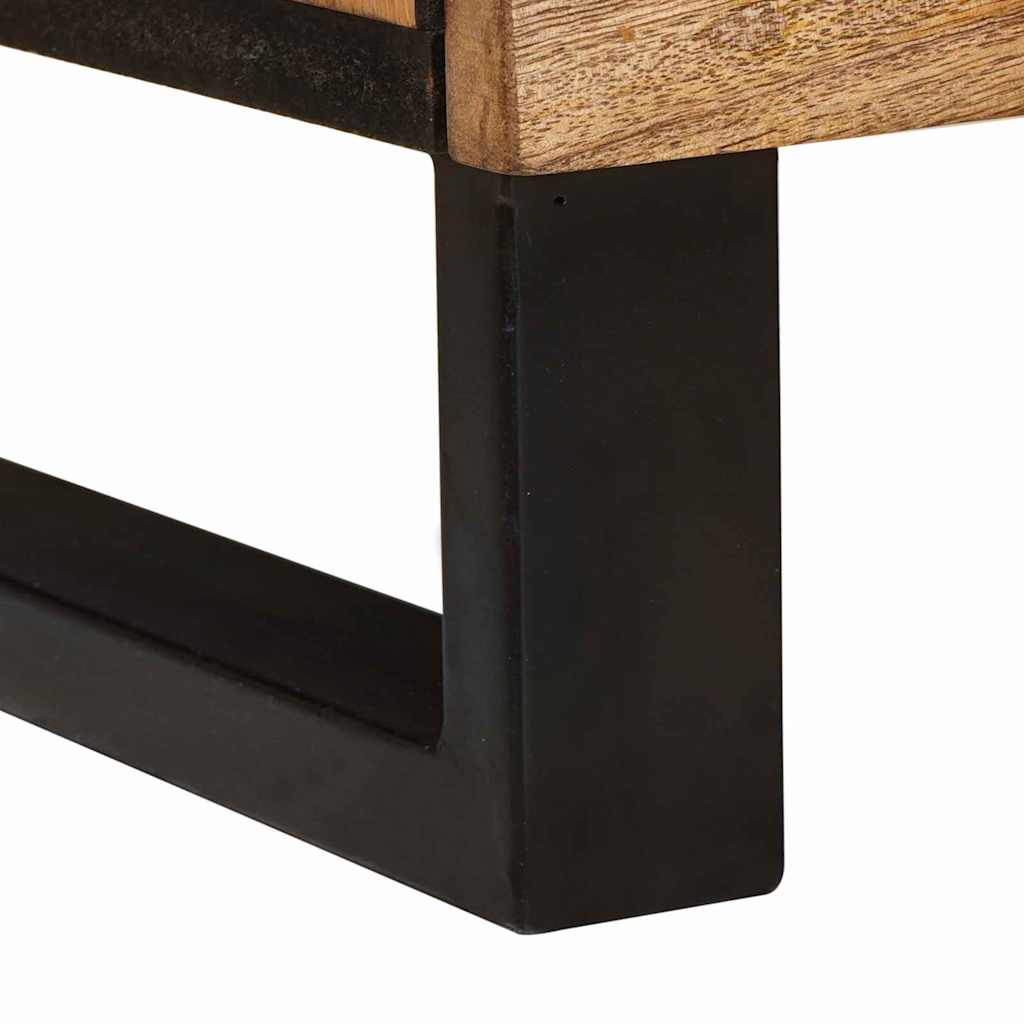TV Cabinet with Shelf Brown 105 x 33 x 46 cm Solid Mango Wood