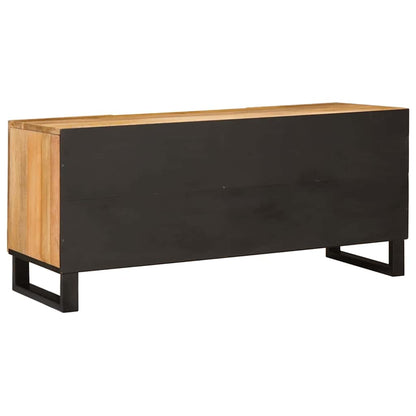 TV Cabinet with Shelf Brown 105 x 33 x 46 cm Solid Mango Wood