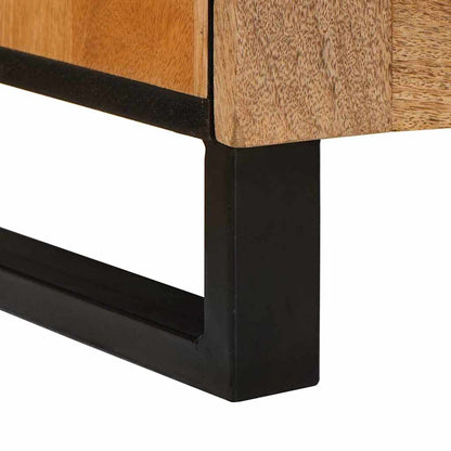 Bedside Cabinet Natural 40 x 33 x 46 cm Solid Mango Wood