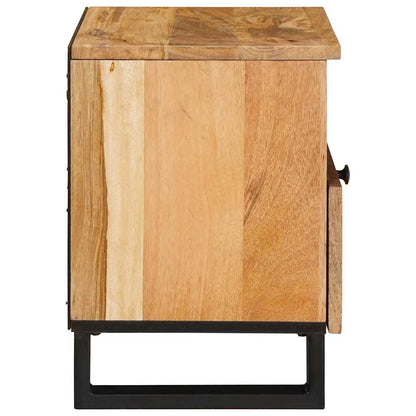 Bedside Cabinet Natural 40 x 33 x 46 cm Solid Mango Wood