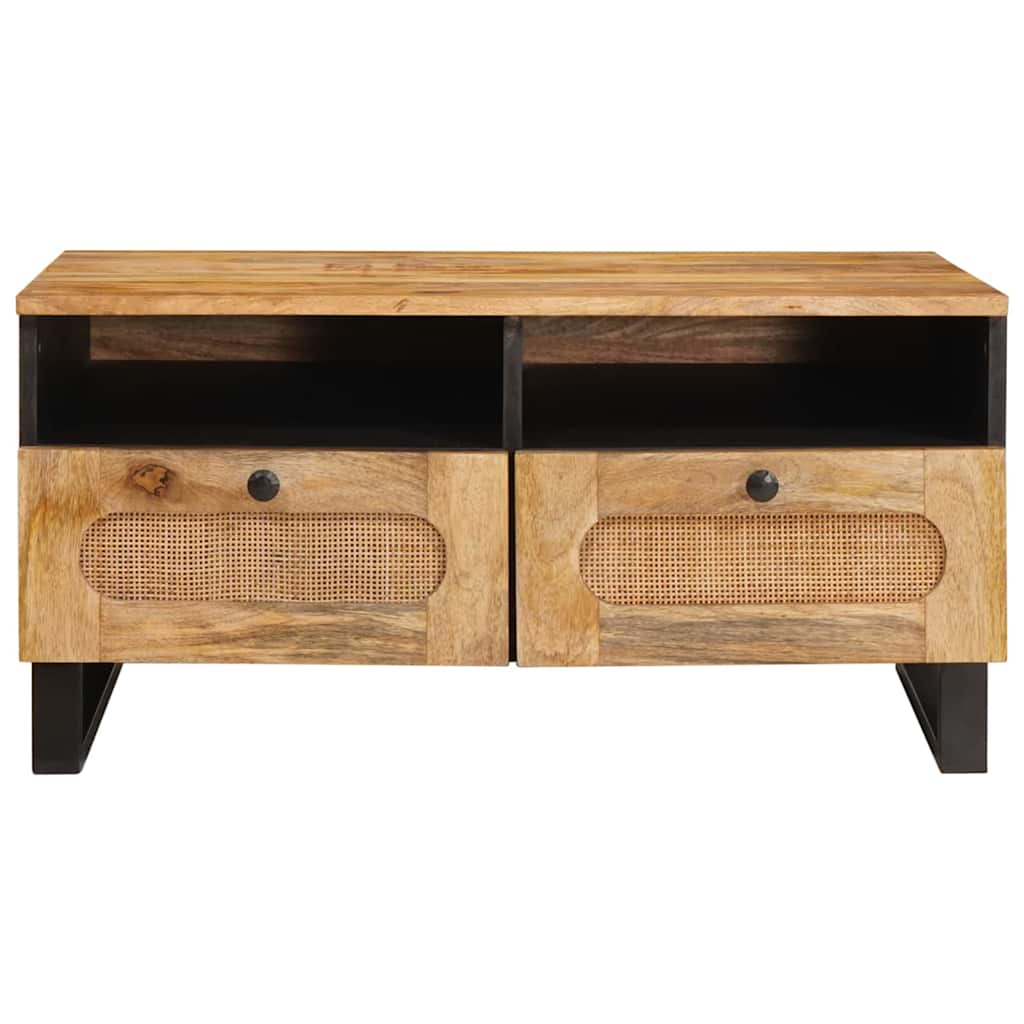 Coffee Table Artisan Oak 80 x 54 x 40 cm Solid Mango Wood