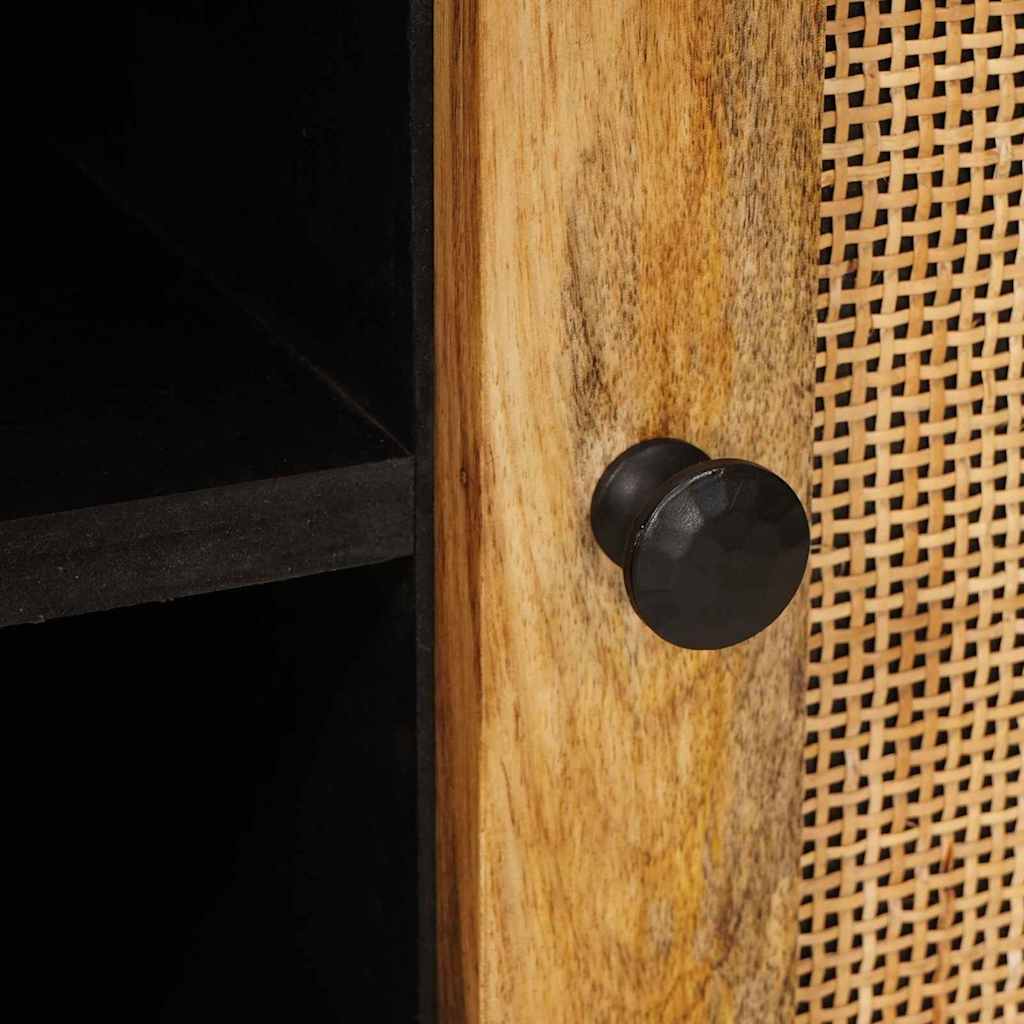 TV Cabinet with Storage Brown 80 x 33 x 46 cm Solid Mango Wood