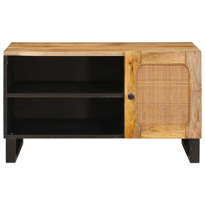 TV Cabinet with Storage Brown 80 x 33 x 46 cm Solid Mango Wood