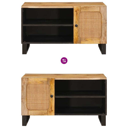 TV Cabinet with Storage Brown 80 x 33 x 46 cm Solid Mango Wood