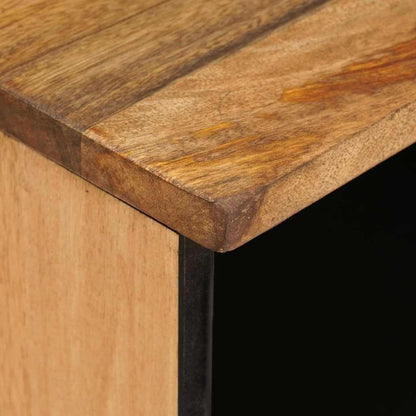 TV Cabinet with Drawer Brown 80 x 33 x 46 cm Solid Mango Wood