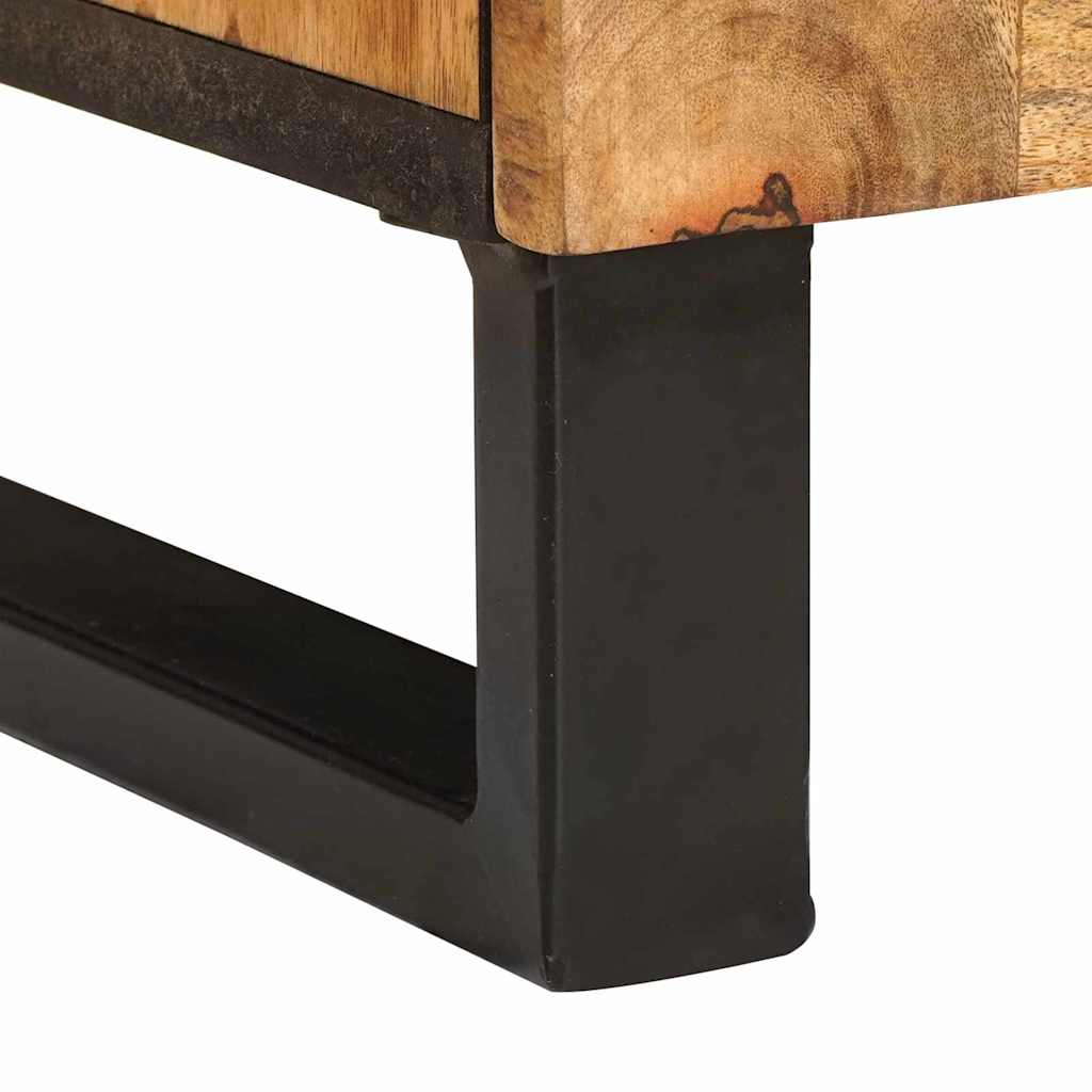 Bathroom Sink Cabinet Brown 62 x 33 x 58 cm Solid Mango Wood
