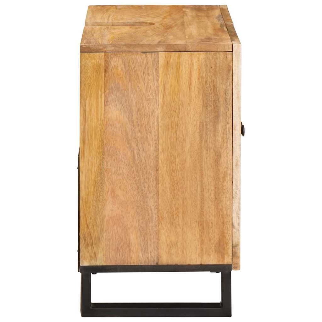 Bathroom Sink Cabinet Brown 62 x 33 x 58 cm Solid Mango Wood