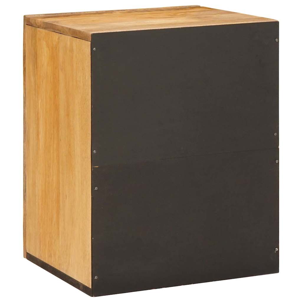 Bathroom Hanging Cabinet Brown 38 x 33 x 48 cm Solid Mango Wood