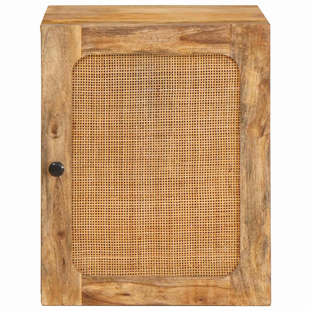 Bathroom Hanging Cabinet Brown 38 x 33 x 48 cm Solid Mango Wood