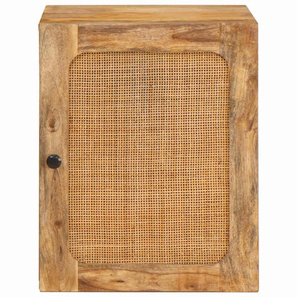 Bathroom Hanging Cabinet Brown 38 x 33 x 48 cm Solid Mango Wood
