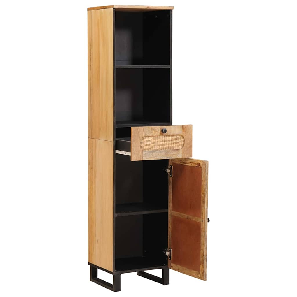 Bathroom Cabinet Brown 38 x 33 x 160 cm Solid Mango Wood