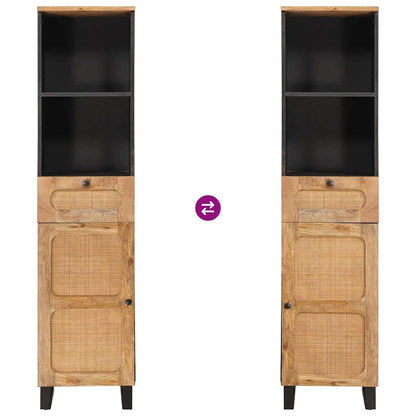 Bathroom Cabinet Brown 38 x 33 x 160 cm Solid Mango Wood