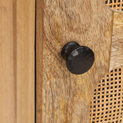 Sideboard with Storage Brown 40 x 33 x 75 cm Solid Mango Wood