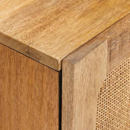 Sideboard with Storage Brown 60 x 33 x 75 cm Solid Mango Wood