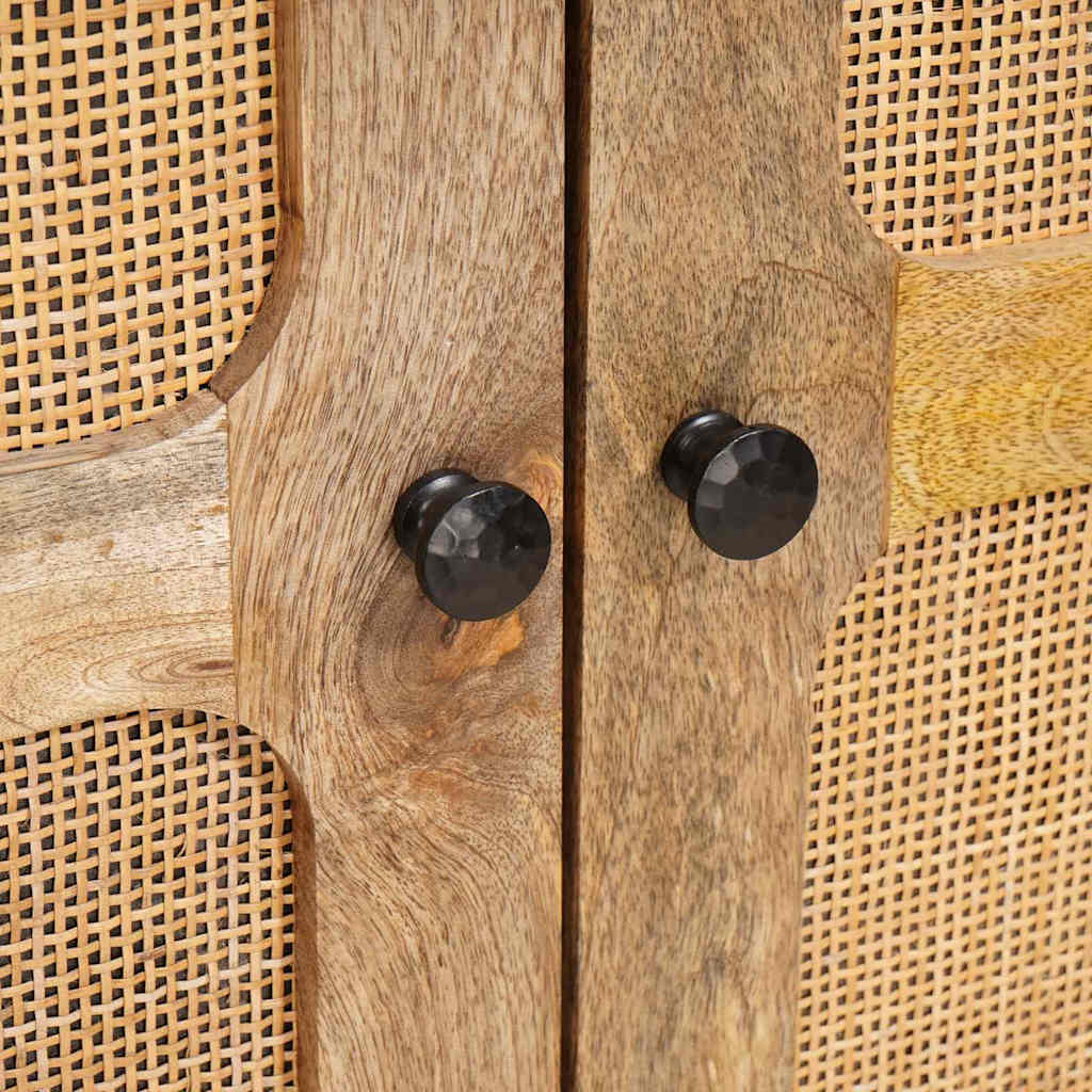 Sideboard with Shelf Brown 60 x 33 x 100 cm Solid Mango Wood