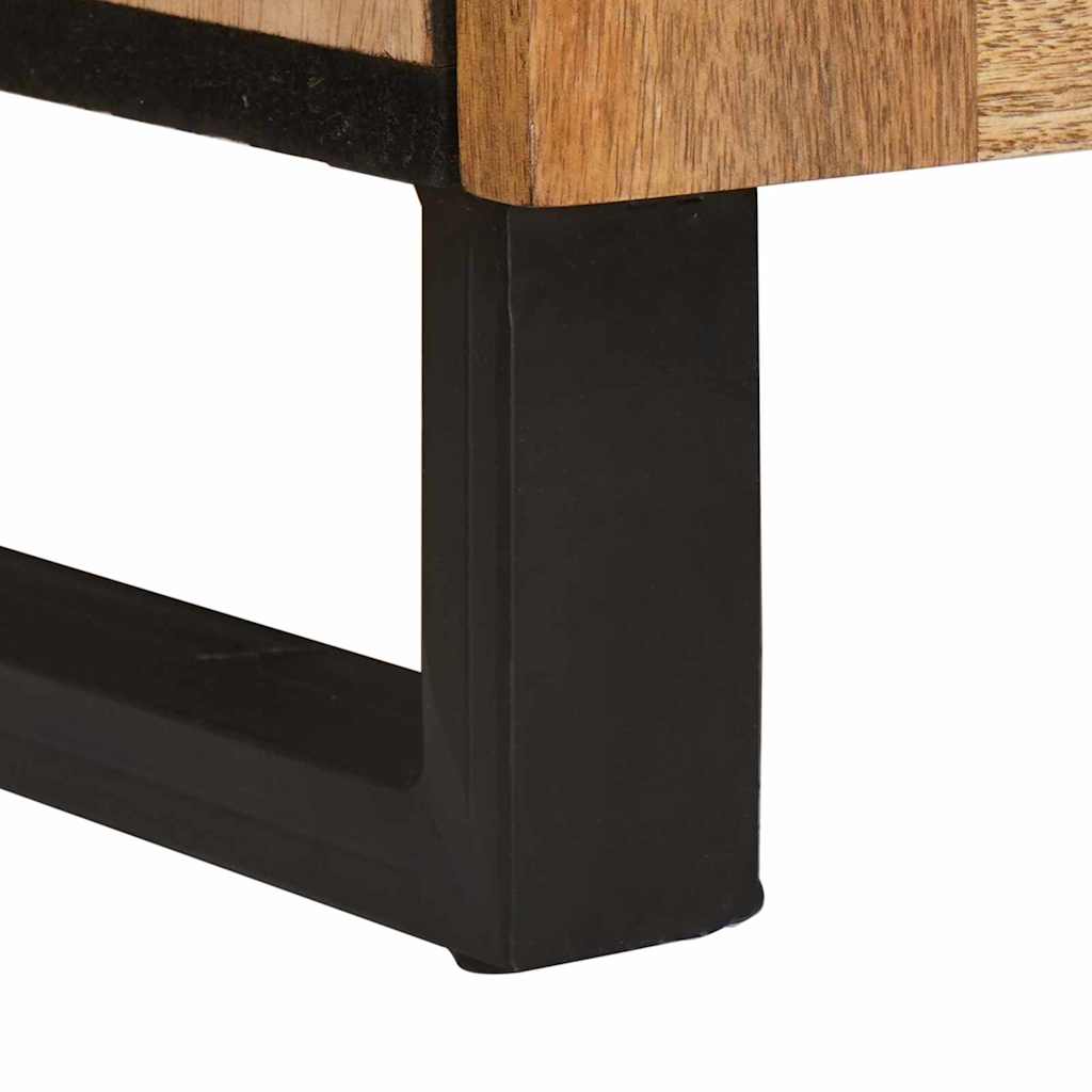 Sideboard with Shelf Brown 60 x 33 x 100 cm Solid Mango Wood