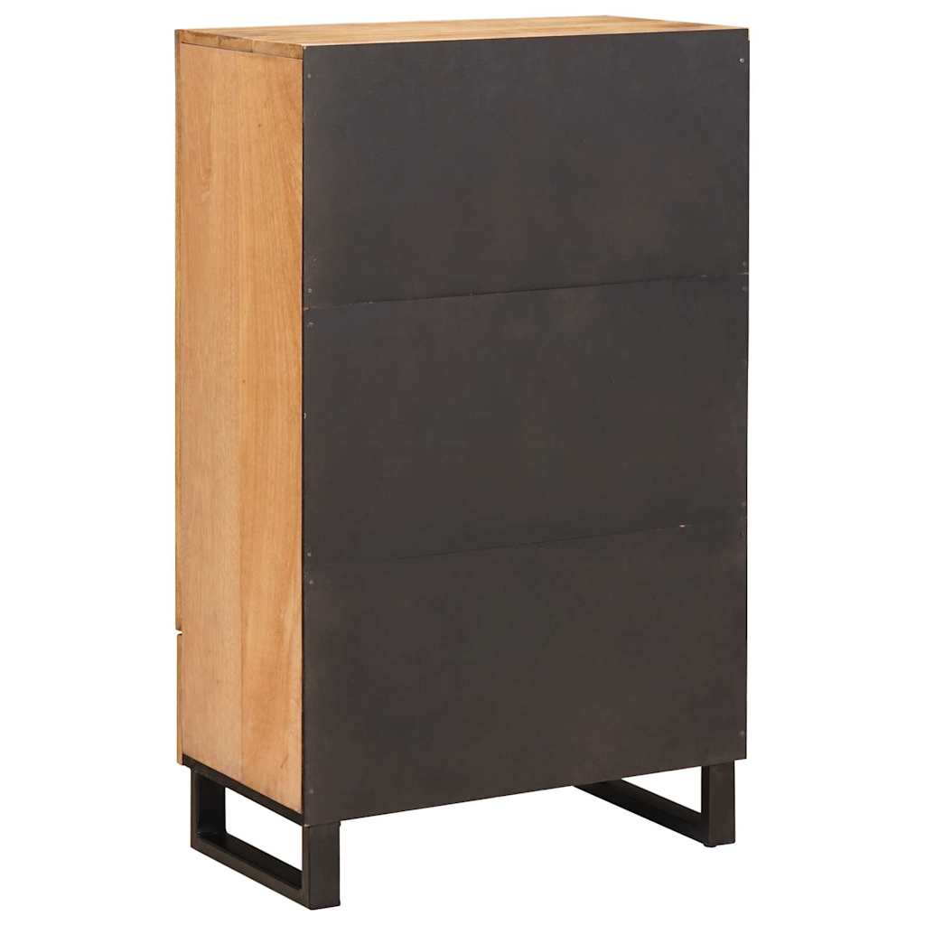 Sideboard with Shelf Brown 60 x 33 x 100 cm Solid Mango Wood