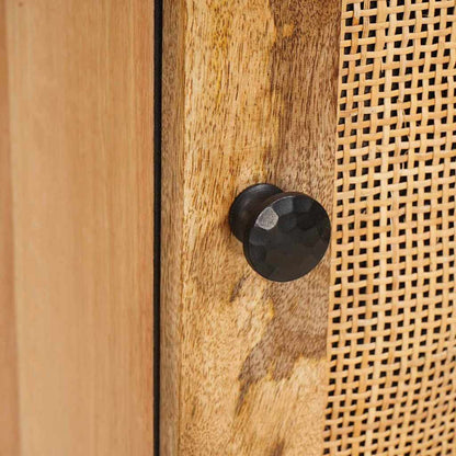 Highboard with Drawer Brown 40 x 33 x 110 cm Solid Mango Wood