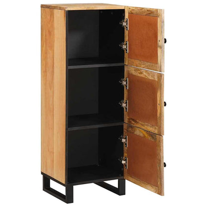 Highboard with Drawer Brown 40 x 33 x 110 cm Solid Mango Wood