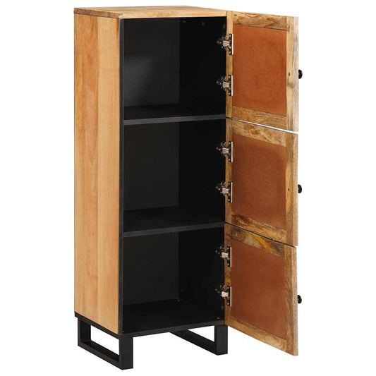 Highboard with Drawer Brown 40 x 33 x 110 cm Solid Mango Wood