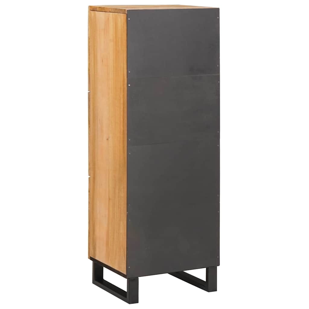Highboard with Drawer Brown 40 x 33 x 110 cm Solid Mango Wood