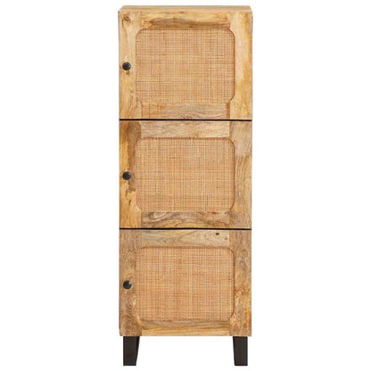 Highboard with Drawer Brown 40 x 33 x 110 cm Solid Mango Wood