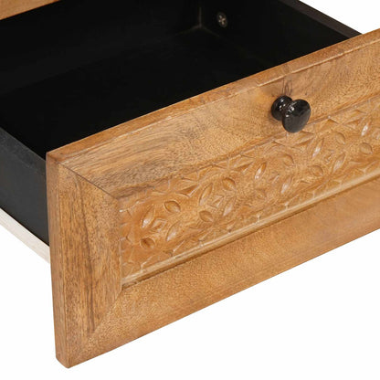 Bedside Cabinet Light Brown 40 x 33 x 46 cm Engineered Wood
